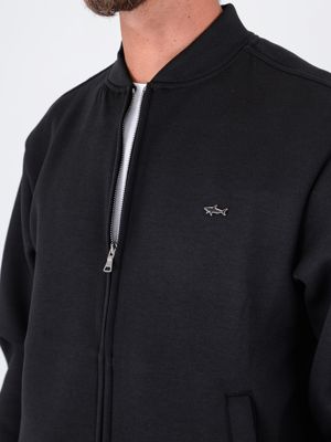 4. Sweat-shirt en tissu technique entièrement zippé Paul&Shark pour homme Noir PAUL & SHARK 15311836