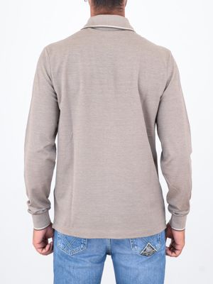 3. Polo à manches longues Paul&Shark pour homme avec détails contrastés Beige PAUL & SHARK 15311705