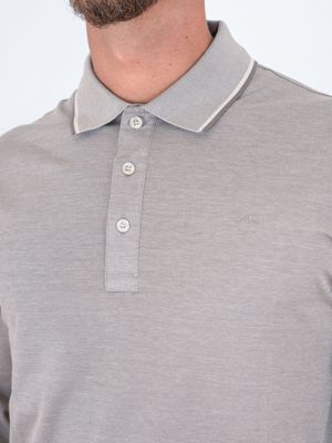 4. Polo à manches longues Paul&Shark pour homme avec détails contrastés Beige PAUL & SHARK 15311705