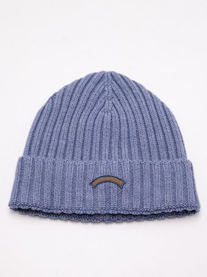 Cappello Paul&Shark da Uomo in Lana con Risvolto e Logo Cucito Carta Da Zucchero PAUL & SHARK