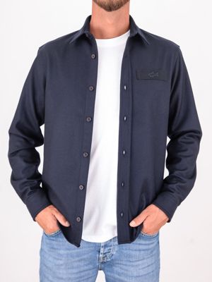 4. Chemise en laine coupe slim pour homme Paul&Shark Bleu PAUL & SHARK 15313343