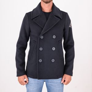 1. Roy Roger's Men's Double-Breasted Wool Short Coat Blue ROY ROGER'S rru90280t706xxxx