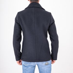 3. Roy Roger's Men's Double-Breasted Wool Short Coat Blue ROY ROGER'S rru90280t706xxxx