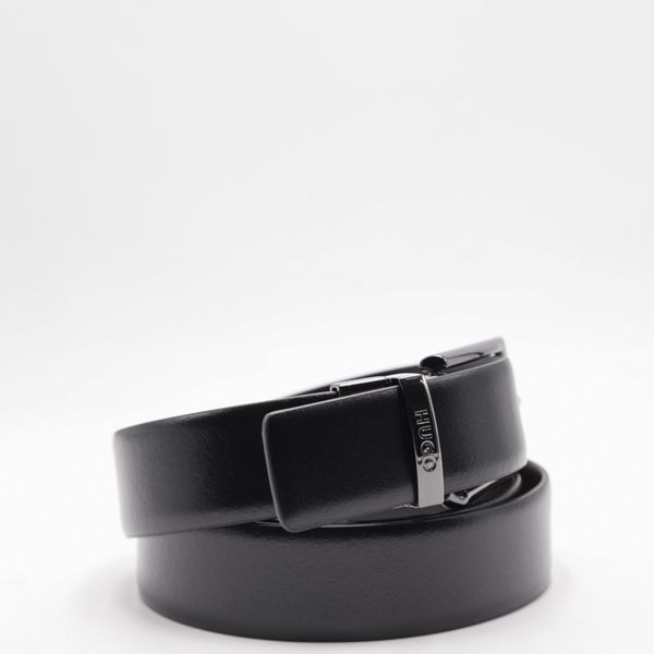 1. Ceinture réversible en cuir HUGO de 3 cm avec finition bronze Noir Marron Hugo 50307803