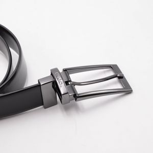 2. Ceinture réversible en cuir HUGO de 3 cm avec finition bronze Noir Marron Hugo 50307803