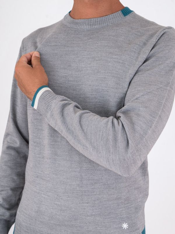 Maglione Uomo A Maniche Corte Girocollo In Misto Lana, Morbido E Caldo, Elegante E Versatile Per Ogni Occasione