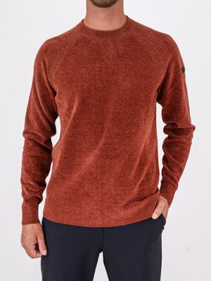 RRD Velvet Round Knit Men's Crew Neck Sweater Bordeaux RRD
