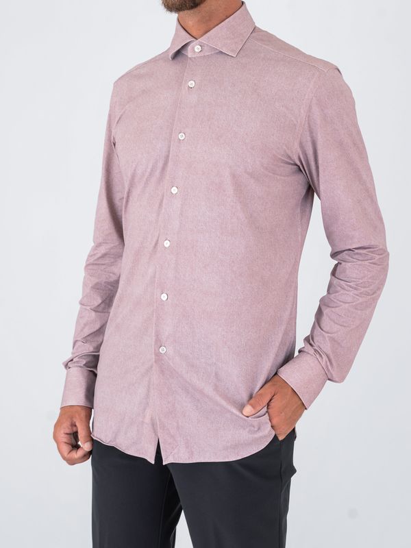 2. Active Xacus men's shirt in technical fabric, Tailor-Slim fit Bordeaux Xacus 91622.act558ml