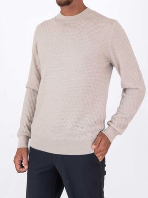 2. Paolo Pecora Milano Pull en laine jacquard pour homme Pierre ponce Paolo Pecora Milano a033f009