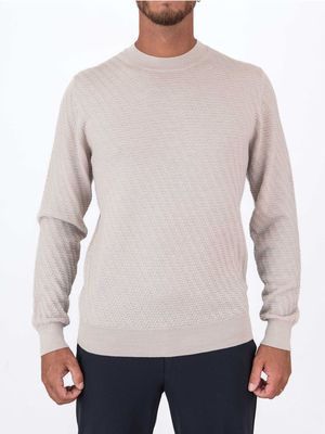 1. Paolo Pecora Milano Pull en laine jacquard pour homme Pierre ponce Paolo Pecora Milano a033f009