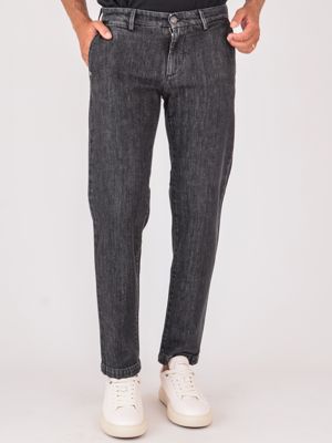 Re-Hash Chino Men's Slim Fit Jeans Black Re-Hash