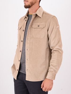 2. Overshirt uomo Paul&Shark in velluto a coste Beige PAUL & SHARK 14313179