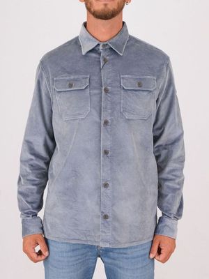 Paul&Shark men's corduroy overshirt Celeste PAUL & SHARK