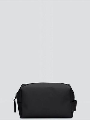 Rains Wash Bag Small in waterproof fabric Black RAINS
