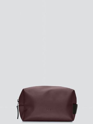 Rains Wash Bag Small in waterproof fabric Grape marc RAINS