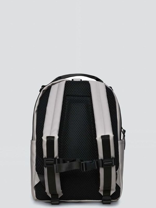 3. Sac à dos Rains Clip Front en tissu imperméable Gris clair RAINS 14890