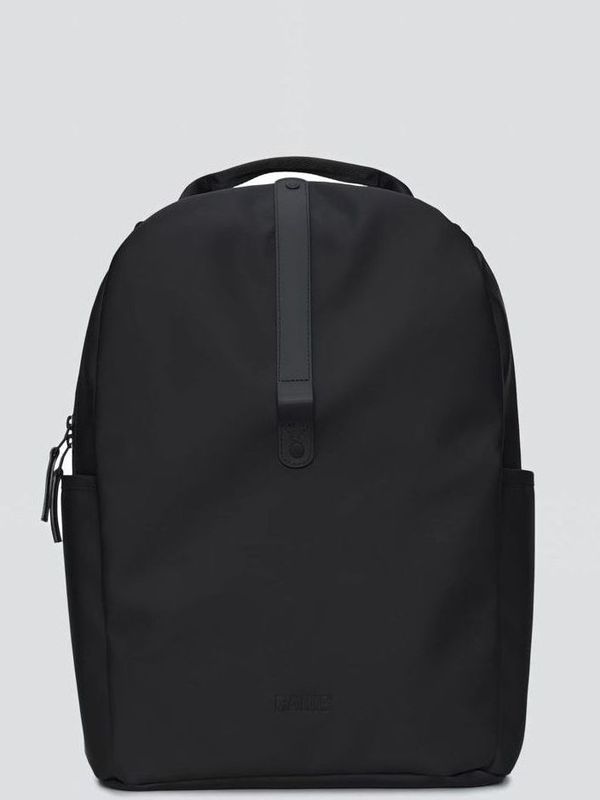 1. Rains Clip Front Backpack in tessuto impermeabile Nero RAINS 14890