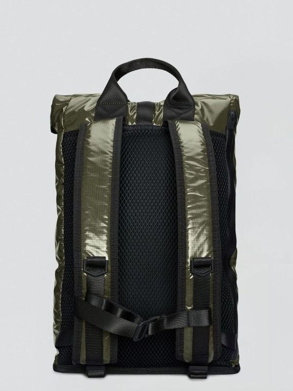2. Sac à dos Rains Sibu Rolltop en polyester technique imperméable Vert RAINS 14770
