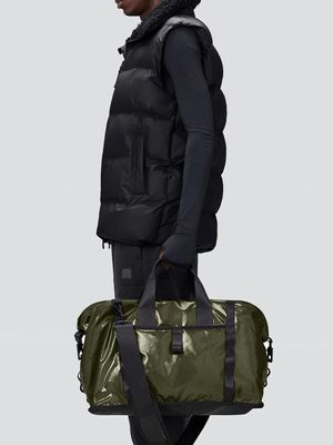 3. Sac week-end Rains Sibu en nylon ripstop hydrofuge Vert