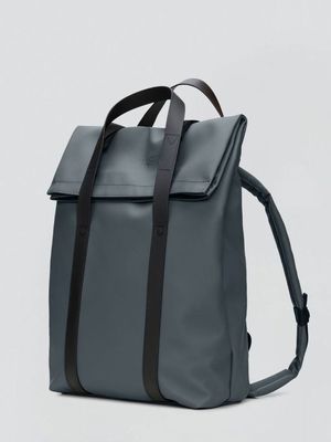 2. Rains 2 Way Tote Backpack in waterproof fabric Grayish Blue RAINS 12940