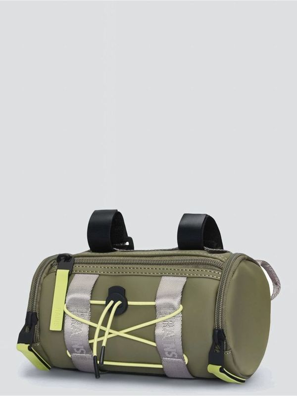 2. Rains Trail Mountaineer Bar Bag in tessuto impermeabile Verde RAINS 14040