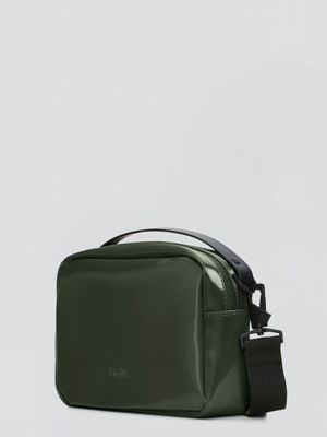 2. Rains Box Bag in waterproof fabric Green