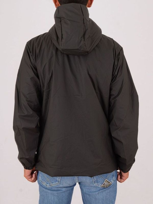3. Rains Lohja Insulated Jacket in Technical PU Fabric Black RAINS 15770