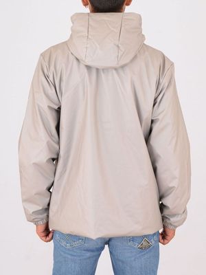 3. Veste isolante Rains Lohja en tissu technique PU Gris clair