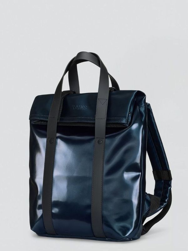 2. Sac à dos fourre-tout Rains 2 Way Mini en tissu imperméable Bleu RAINS 12780