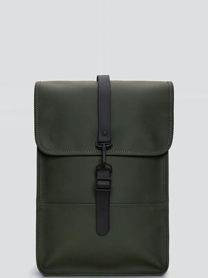 Rains Puffed Backpack Mini in waterproof fabric Green RAINS