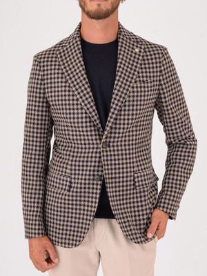 Veste slim fit en laine mélangée pour homme Manuel Ritz Beige MANUEL RITZ