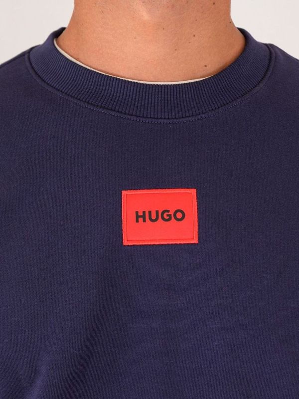 4. Felpa uomo Hugo in cotone French Terry Viola Hugo 50447964