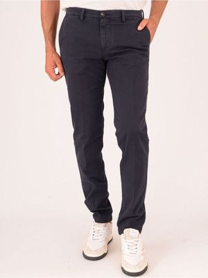 Pantalone uomo Manuel Ritz in cotone slim fit Blu MANUEL RITZ