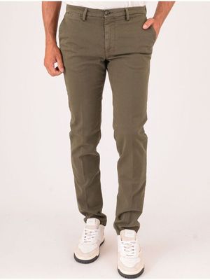 Pantalone uomo Manuel Ritz in cotone slim fit Verde MANUEL RITZ