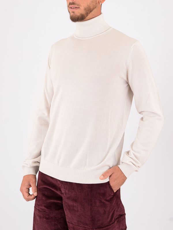 2. Hugo men's pure wool turtleneck sweater Ice Hugo 50474174