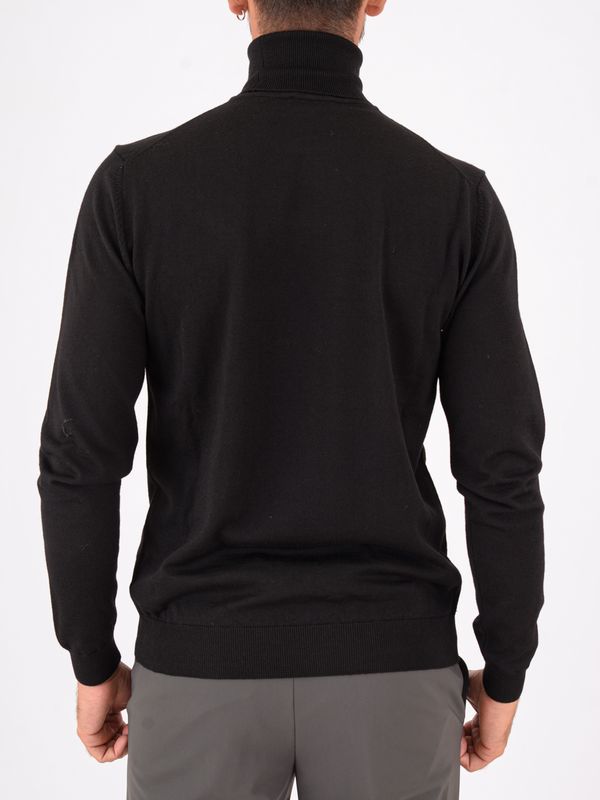 3. Hugo men's pure wool turtleneck sweater Black Hugo 50474174
