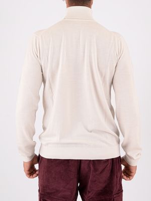 3. Hugo men's pure wool turtleneck sweater Ice