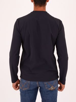 3. Xacus men's long-sleeved T-shirt in technical fabric Blue