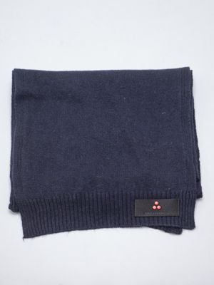 2. Peuterey men's scarf in cashmere blend tricot Blue Peuterey pex018099011947