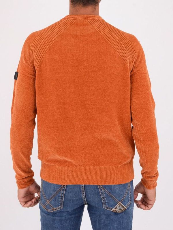 3. Maglia Peuterey uomo girocollo in tricot di ciniglia Ruggine Peuterey peu562399011970