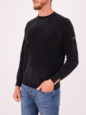 2. Maglia uomo Heskimo in ciniglia tecnica Blu HèSKIMO he9400014