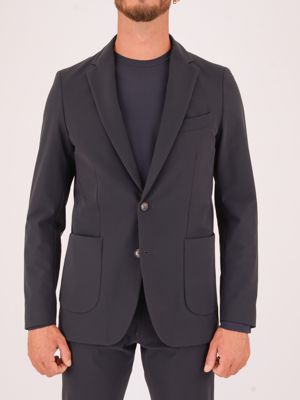 Haut blazer d'hiver RRD Surflex pour homme en tissu technique Bleu Noir RRD