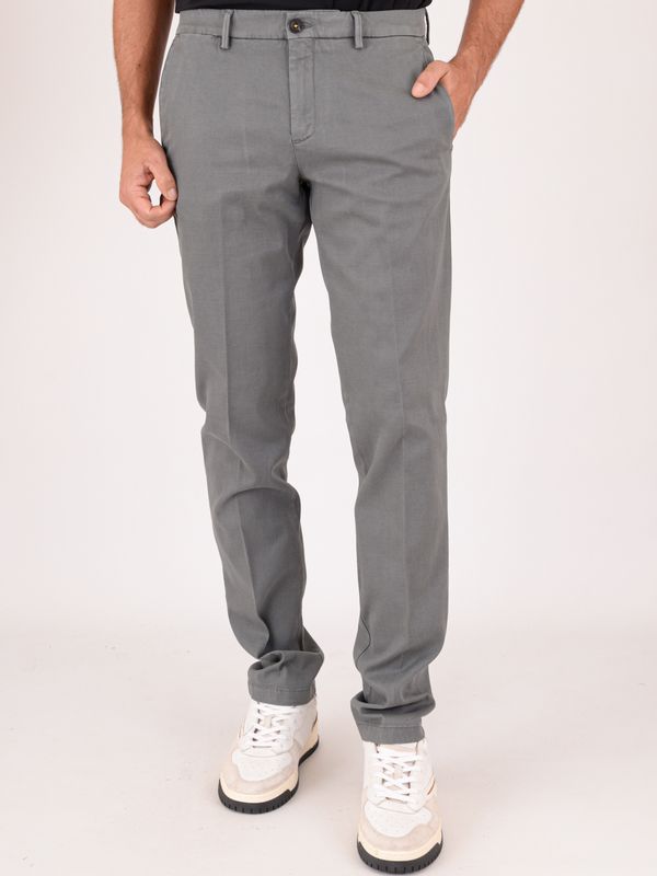 1. Pantalon chino homme Manuel Ritz à plis en sergé de coton Gris MANUEL RITZ 3932p1408tc253580