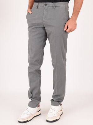 2. Manuel Ritz men's chino trousers with pleats in cotton twill Grey MANUEL RITZ 3932p1408tc253580
