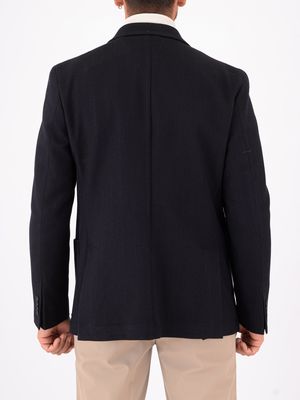 3. Giacca monopetto uomo Manuel Ritz in misto lana e cotone Blu MANUEL RITZ 3932g2034253605