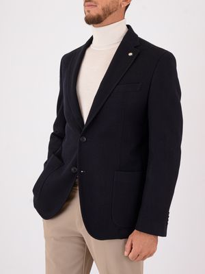 2. Giacca monopetto uomo Manuel Ritz in misto lana e cotone Blu MANUEL RITZ 3932g2034253605