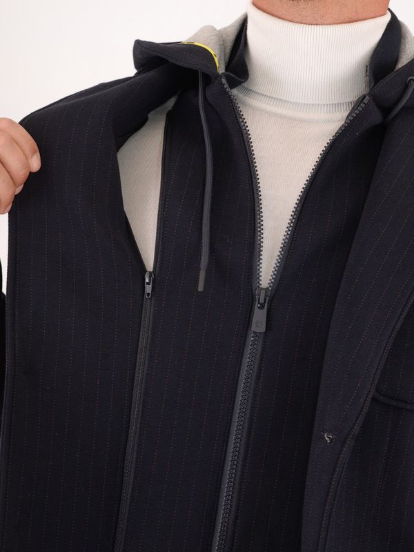 4. Giacca uomo Manuel Ritz con pettorina e cappuccio estraibili Blu MANUEL RITZ 3932g2448c253746