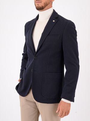 2. Giacca uomo Manuel Ritz monopetto in misto cotone Blu MANUEL RITZ 3932g2900mc253761