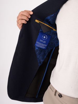 4. Giacca uomo Manuel Ritz monopetto in misto cotone Blu MANUEL RITZ 3932g2900mc253761