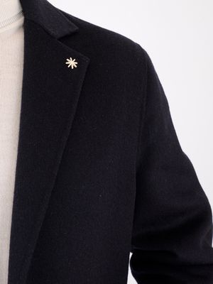 4. Cappotto uomo Manuel Ritz in panno double misto lana Blu MANUEL RITZ 3932c4901c253766